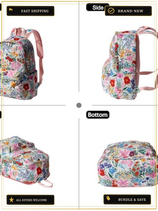 Corduroy Travel Backpack Waterproof Lightweight Padded Straps Laptop main image 6